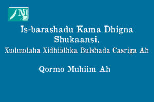 Is-barashadu Kama Dhigna Shukaansi: Xuduudaha Xidhiidhka Bulshada Casriga Ah