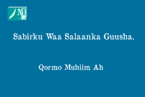 Sabirku Waa Salaanka Guusha.
